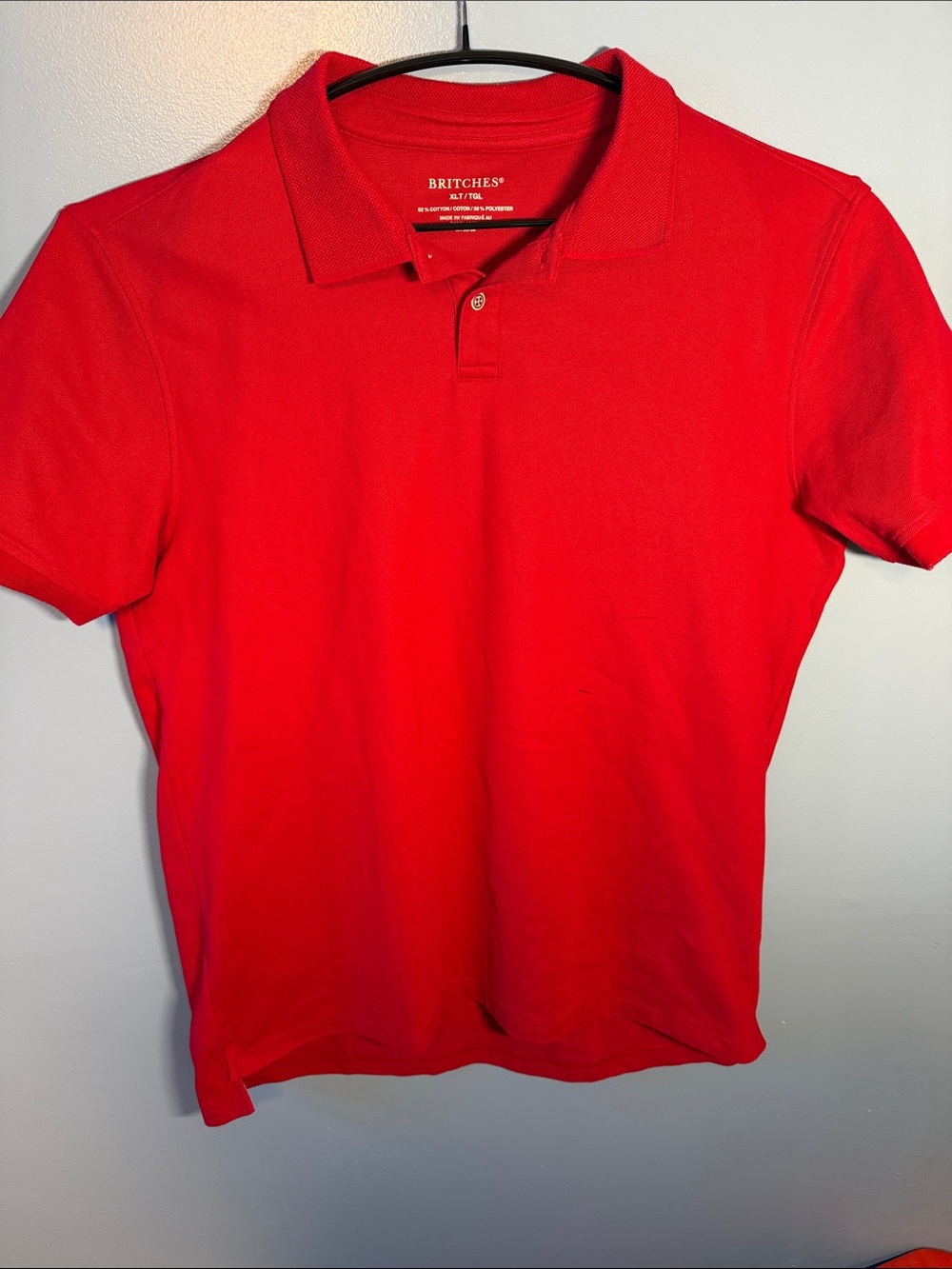 BRITCHES Classic Red Men's Polo Shirt